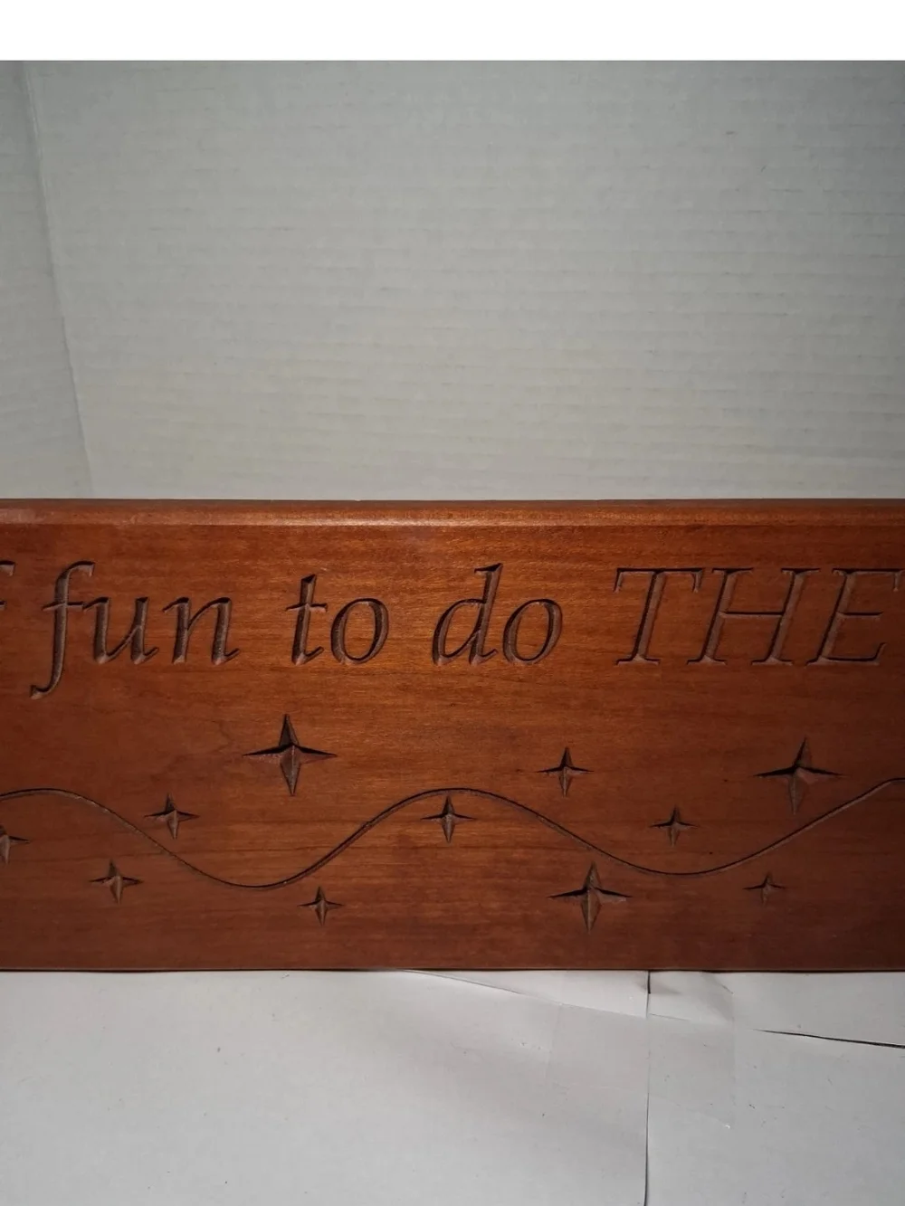 Disney Carved Wooden Wall Art in Brown